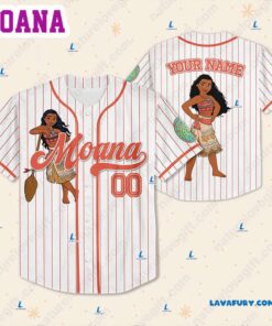 Moana Disney Customized Baseball Jerseys​…