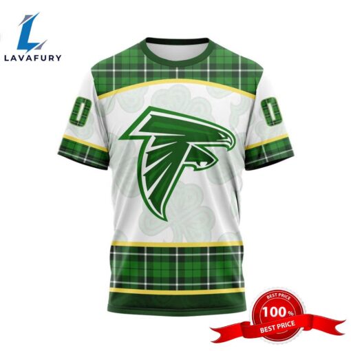 NFL Atlanta Falcons Special Design For St. Patrick Day 3D T-Shirts