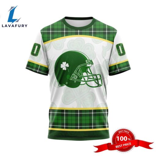 NFL Cleveland Browns Special Design For St. Patrick Day 3D T-Shirts