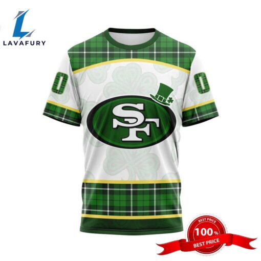 NFL San Francisco 49ers Special Design For St. Patrick Day 3D T-Shirts