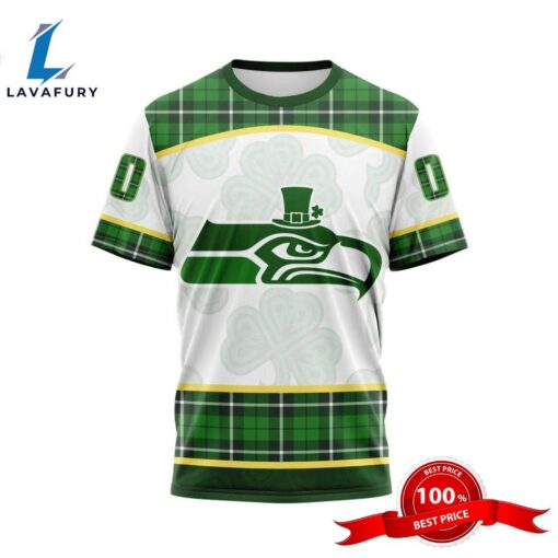 NFL Seattle Seahawks Special Design For St. Patrick Day 3D T-Shirts