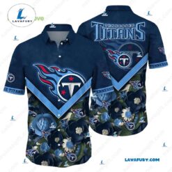 NFL Tennessee Titans 3D Floral Old Navy Hawaiian Shirt