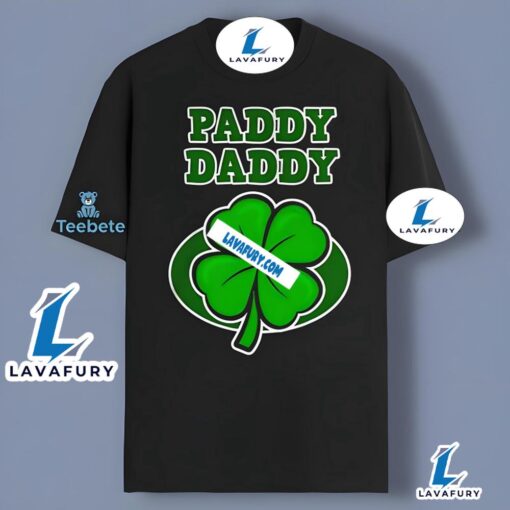 Paddy Daddy With Shamrock St Patricks Day Shirt Idea 2025