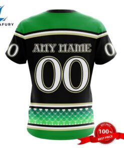 Personalized NHL Edmonton Oilers Specialized Unisex Kits Hockey Celebrate St Patrick's Day 3D Shirts