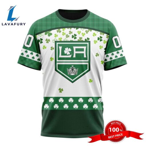 Personalized NHL Los Angeles Kings Special Design For St. Patrick Day All Over Print Shirts