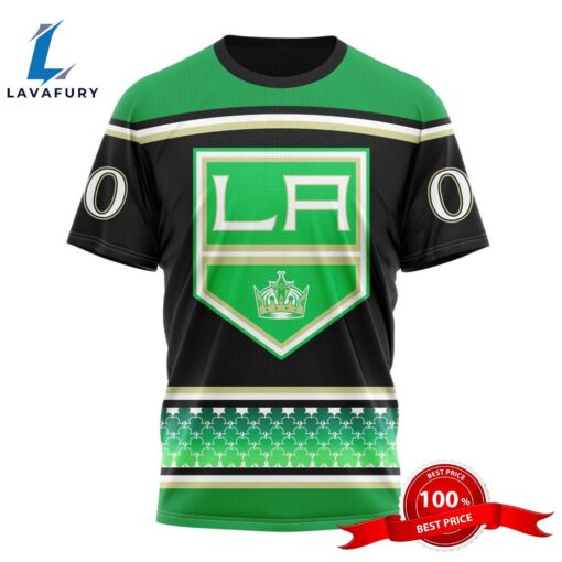 Personalized NHL Los Angeles Kings Specialized Hockey Celebrate St Patrick’s Day 3D Shirts