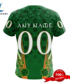 Personalized NHL New York Islanders Full Green Design For St. Patrick's Day All Over Print Shirts