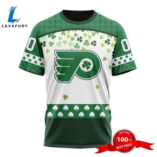 Personalized NHL Philadelphia Flyers Special Design For St. Patrick Day All Over Print Shirts