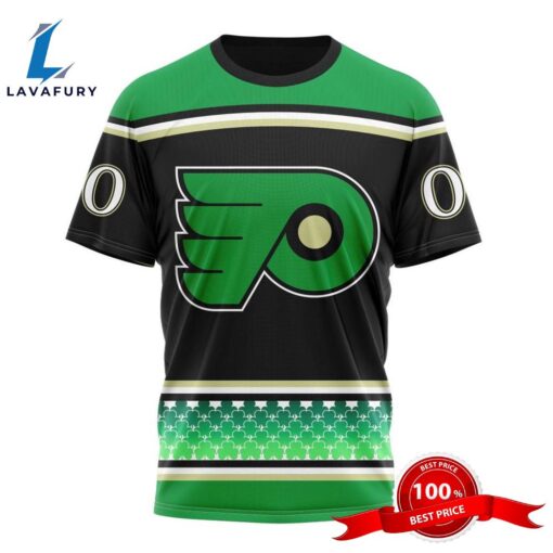 Personalized NHL Philadelphia Flyers Specialized Hockey Celebrate St Patrick’s Day 3D Shirts