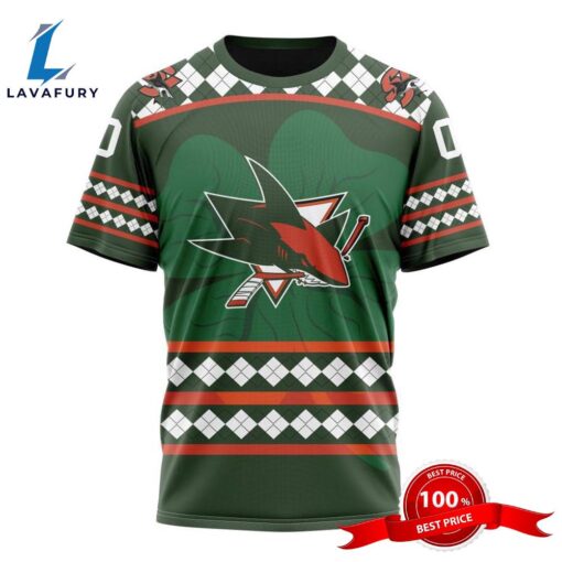 Personalized NHL San Jose Sharks Specialized Unisex Kits Hockey Celebrate St Patrick’s Day 3D Shirts