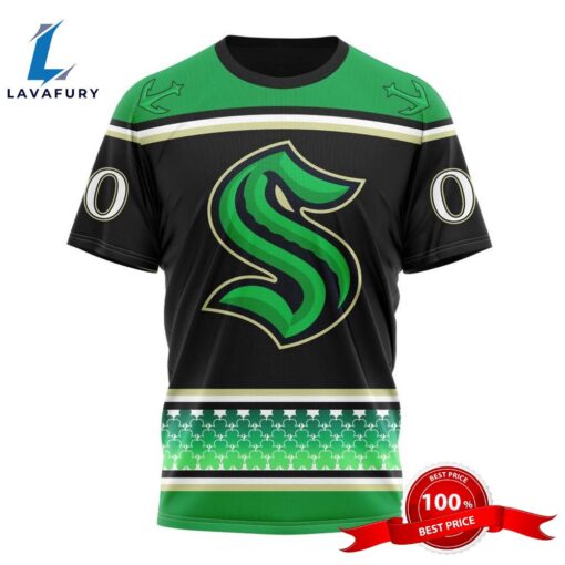 Personalized NHL Seattle Kraken Specialized Hockey Celebrate St Patrick’s Day All Over Print Shirts