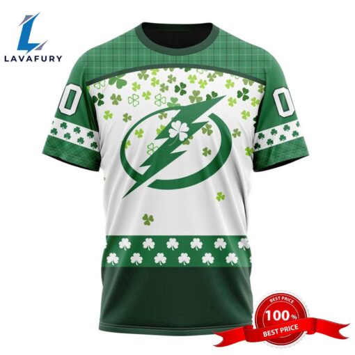 Personalized NHL Tampa Bay Lightning Special Design For St. Patrick Day All Over Print Shirts