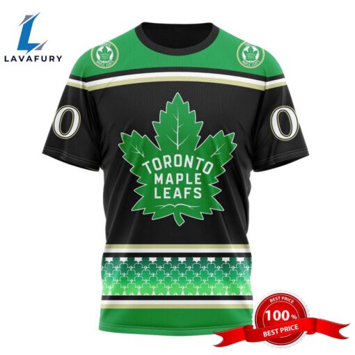 Personalized NHL Toronto Maple Leafs Specialized Hockey Celebrate St Patrick’s Day 3D Shirts