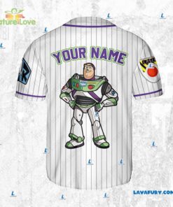 Personalized Toy Story Buzz Lightyear Space Rangers Disney Baseball Jersey