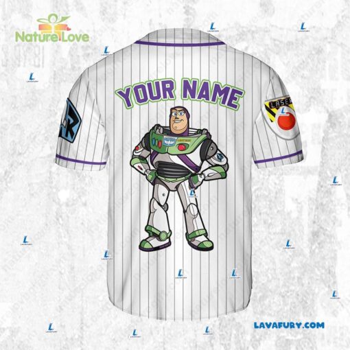 Personalized Toy Story Buzz Lightyear Space Rangers Disney Baseball Jersey