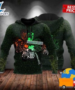 Saint Patrick Drink Beer Green 3D Realistic Hoodie 2025