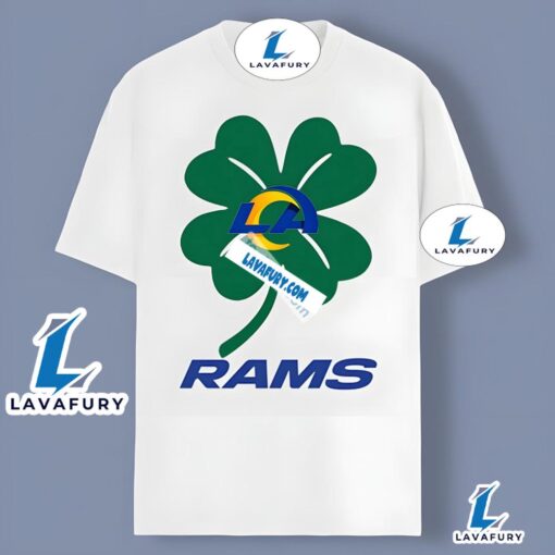 Shamrock Los Angeles Rams And Happy St Patrick Day Shirt Men Women 2025