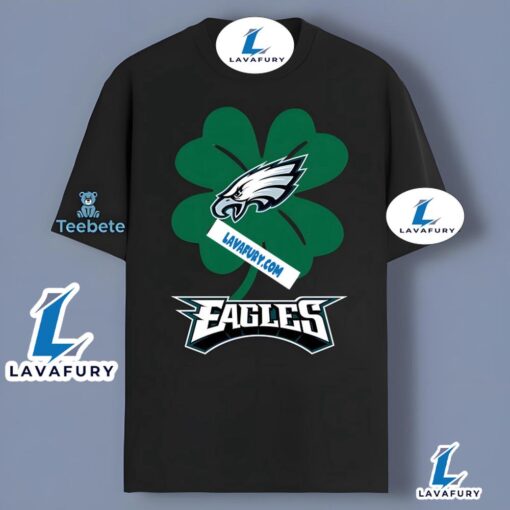 Shamrock Philadelphia Eagles Happy St Patrick Day Shirt Idea 2025