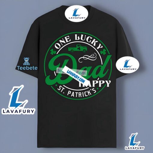 St Patricks Day Daddy One Lucky Unisex Shirt 2025