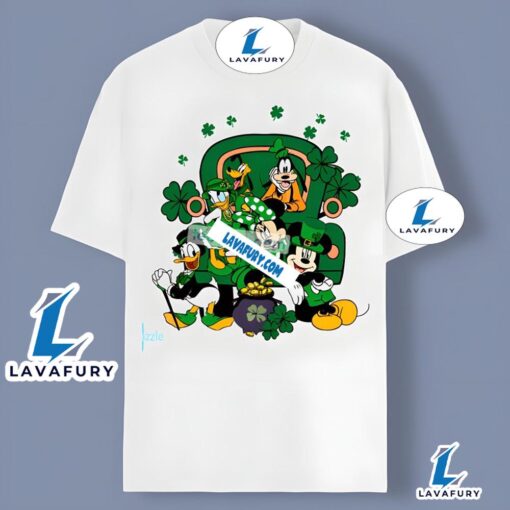 St Patricks Day With Mickey Goofy Donald Minnie Shirt Idea 2025