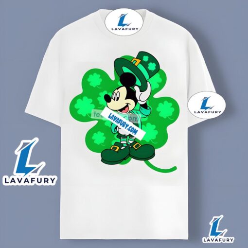 St Patricks Day With Mickey Shamrock Shirt Idea 2025