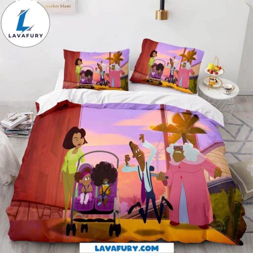 The Proud Family Bedding Set Quilt Duvet Cover Bedding Sets V3