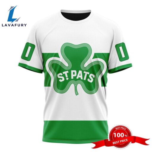 Toronto Maple Leafs Personalized 2024 St Pats Kits All Over Print Shirts