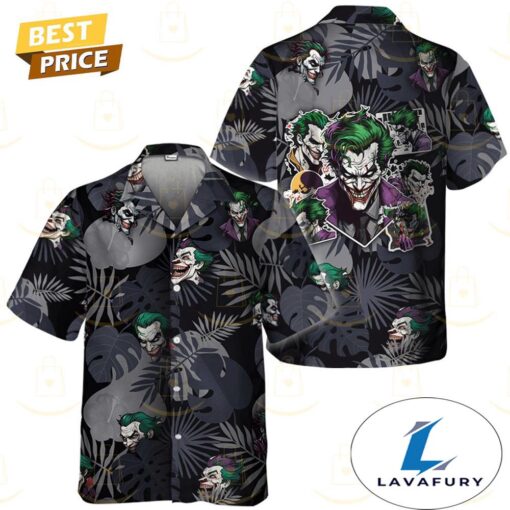 Tropical Joker Harley Quinn Hawaiian Shirt