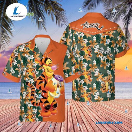 Winnie The Pooh Tigger Hawaiian Shirt Beach Trip 3D Aloha Shirts